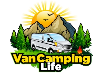 Van Camping Life logo design by Suvendu