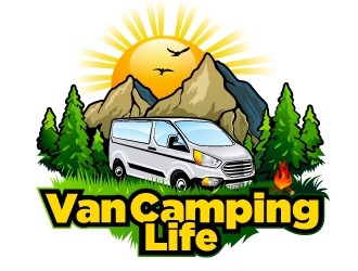 Van Camping Life logo design by Suvendu
