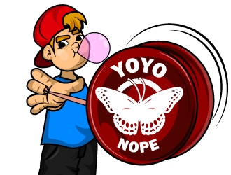 Yoyo nope logo design by fries