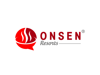 Onsen Resorts logo design by bluespix