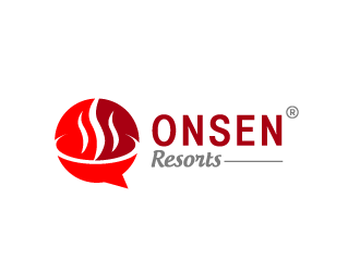 Onsen Resorts logo design by bluespix