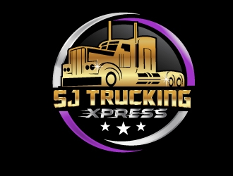 SJ Trucking Xpress logo design by NikoLai