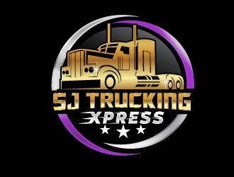 SJ Trucking Xpress logo design by NikoLai