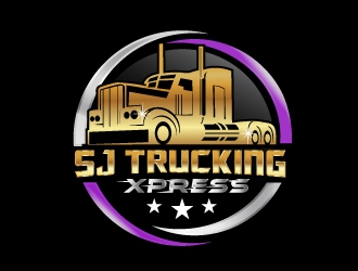 SJ Trucking Xpress logo design by NikoLai
