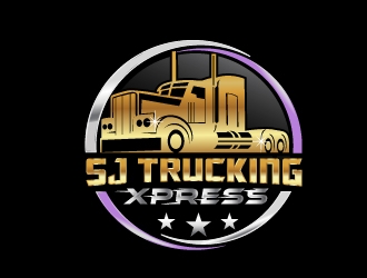 SJ Trucking Xpress logo design by NikoLai