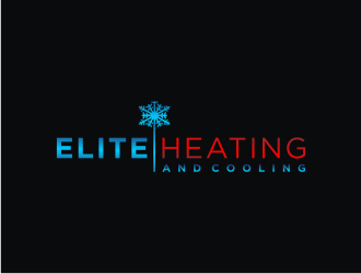 Elite heating and cooling logo design by bricton