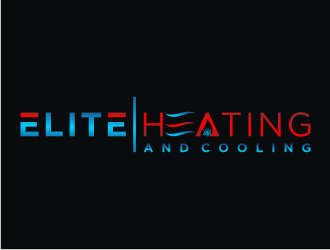 Elite heating and cooling logo design by bricton