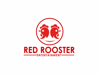 Red Rooster Entertainment logo design by giphone