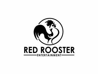 Red Rooster Entertainment logo design by giphone
