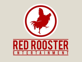 Red Rooster Entertainment logo design by LogoInvent
