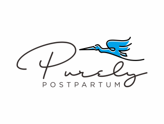 Purely Postpartum logo design by Editor