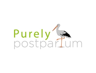 Purely Postpartum logo design by MUSANG