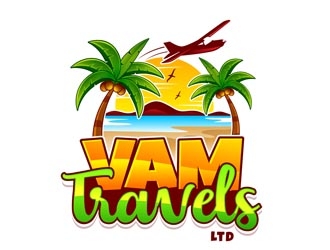 VAM Travels Ltd logo design by DreamLogoDesign