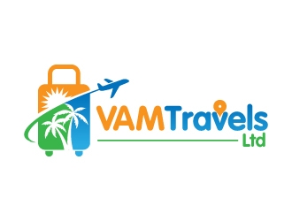 VAM Travels Ltd logo design by jaize