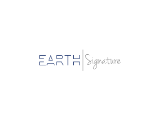Earth Signature logo design by bricton