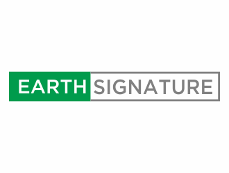Earth Signature logo design by afra_art