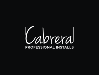 Cabrera Professional Installs  logo design by Adundas