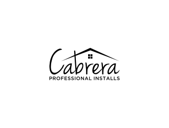 Cabrera Professional Installs  logo design by salis17