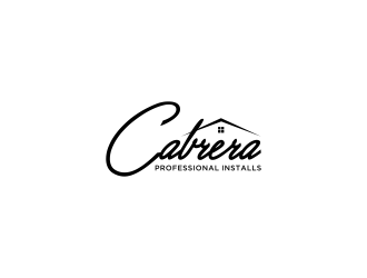 Cabrera Professional Installs  logo design by salis17