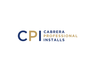 Cabrera Professional Installs  logo design by bricton