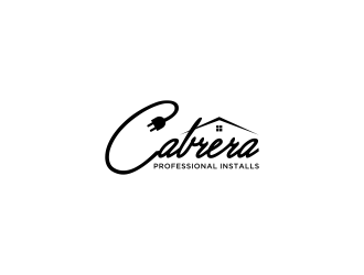 Cabrera Professional Installs  logo design by salis17