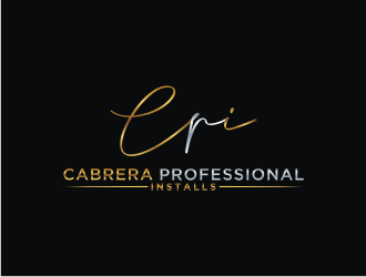 Cabrera Professional Installs  logo design by bricton