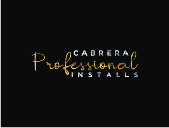 Cabrera Professional Installs  logo design by bricton