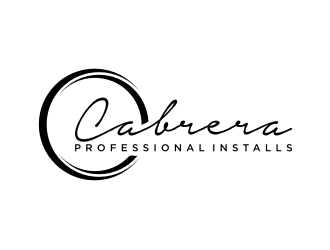 Cabrera Professional Installs  logo design by nurul_rizkon