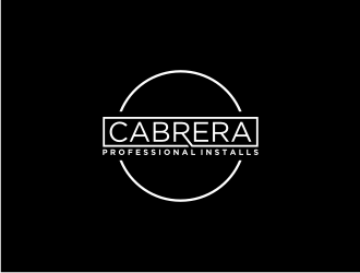 Cabrera Professional Installs  logo design by bricton