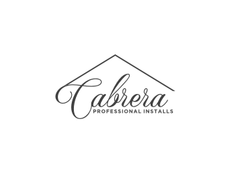Cabrera Professional Installs  logo design by bricton