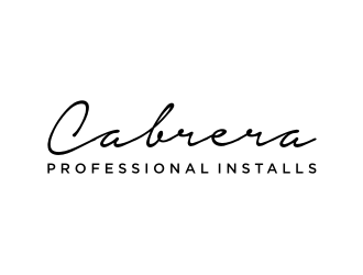 Cabrera Professional Installs  logo design by asyqh