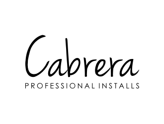 Cabrera Professional Installs  logo design by asyqh