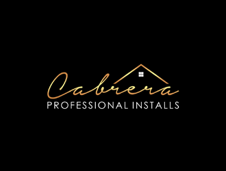 Cabrera Professional Installs  logo design by johana