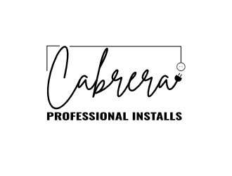 Cabrera Professional Installs  logo design by AikoLadyBug