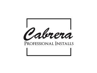 Cabrera Professional Installs  logo design by Greenlight
