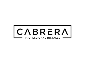Cabrera Professional Installs  logo design by dewipadi