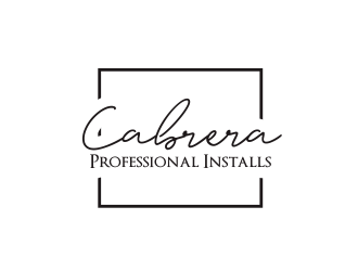 Cabrera Professional Installs  logo design by Greenlight