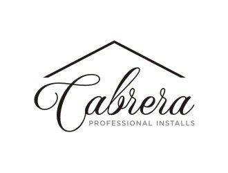 Cabrera Professional Installs  logo design by sabyan
