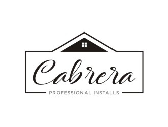 Cabrera Professional Installs  logo design by sabyan