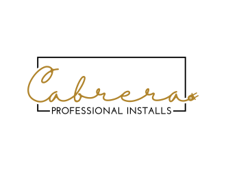 Cabrera Professional Installs  logo design by pakNton