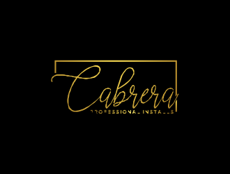 Cabrera Professional Installs  logo design by afra_art