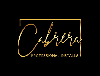 Cabrera Professional Installs  logo design by afra_art