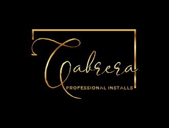 Cabrera Professional Installs  logo design by afra_art