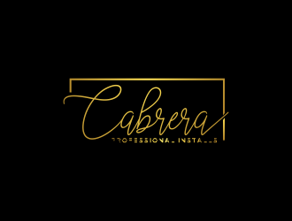 Cabrera Professional Installs  logo design by afra_art