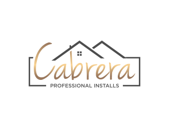 Cabrera Professional Installs  logo design by ammad