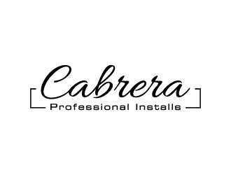 Cabrera Professional Installs  logo design by maserik