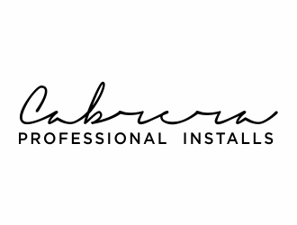 Cabrera Professional Installs  logo design by hopee