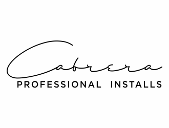 Cabrera Professional Installs  logo design by hopee