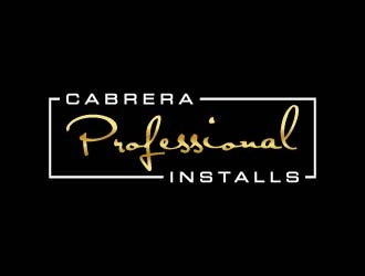 Cabrera Professional Installs  logo design by maserik