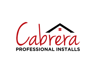 Cabrera Professional Installs  logo design by RIANW